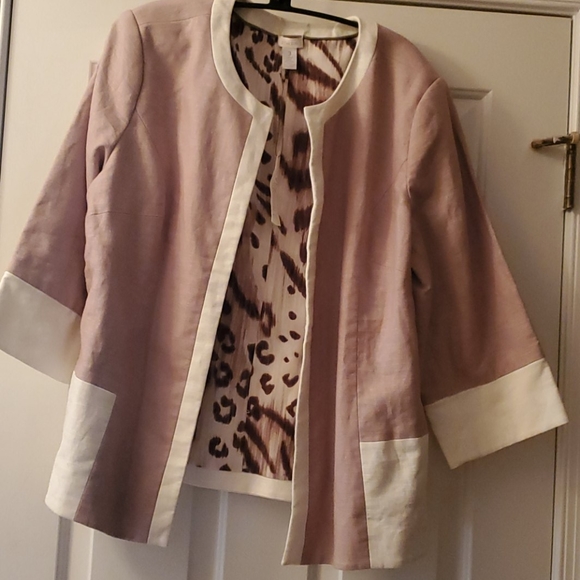 New Chicos Reversible Jacket Chicos size 3 or 16 - Picture 4 of 6